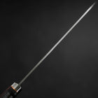 Gyuto Stainless Clad Blue Super Polished Western Black Red Handle 180mm-[Musashi]-[Japanese-Kitchen-Knives]