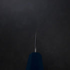 Gyuto Sweden Stainless Steel Nashiji Washi Damascus Blue Urushi Handle 210mm (8.3”)-[Musashi]-[Japanese-Kitchen-Knives]