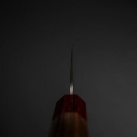 Gyuto Sweden Stainless Steel Nashiji Washi Damascus Walnut Handle 210mm-[Musashi]-[Japanese-Kitchen-Knives]