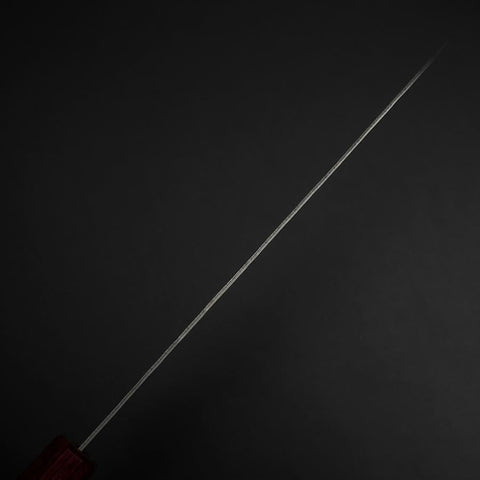 Gyuto Sweden Stainless Steel Nashiji Washi Damascus Walnut Handle 210mm-[Musashi]-[Japanese-Kitchen-Knives]