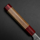 Gyuto Sweden Stainless Steel Nashiji Washi Damascus Walnut Handle 210mm-[Musashi]-[Japanese-Kitchen-Knives]