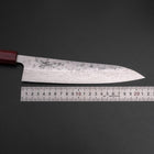 Gyuto Sweden Stainless Steel Nashiji Washi Damascus Walnut Handle 210mm-[Musashi]-[Japanese-Kitchen-Knives]