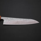 Gyuto Sweden Stainless Steel Nashiji Washi Damascus Yaki Urushi Handle 210mm (8.3”)-[Musashi]-[Japanese-Kitchen-Knives]