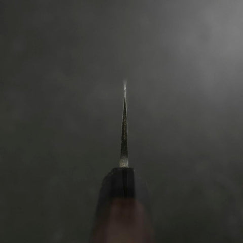 Gyuto V-Toku 2 Kurouchi Buffalo Ebony Handle 185mm-[Musashi]-[Japanese-Kitchen-Knives]