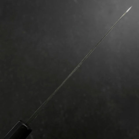 Gyuto V-Toku 2 Kurouchi Damascus Buffalo Ebony Handle 185mm-[Musashi]-[Japanese-Kitchen-Knives]