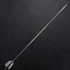 Gyuto VG-1 Polished Western Black Handle 180mm (Tsuba-ari) (7”)-[Musashi]-[Japanese-Kitchen-Knives]