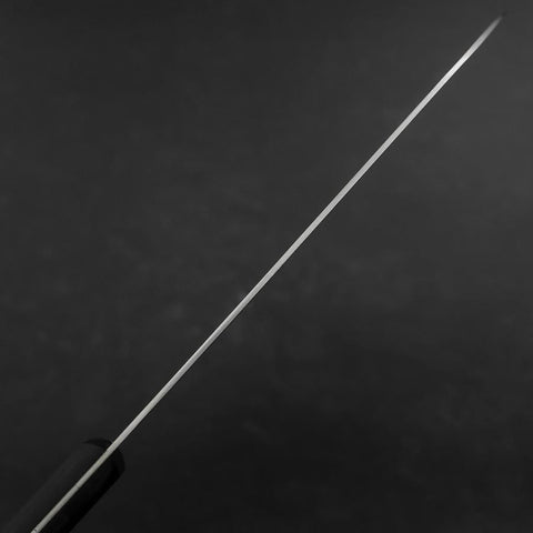 Gyuto VG-1 Polished Western Black Handle 180mm (Tsuba-nashi)-[Musashi]-[Japanese-Kitchen-Knives]