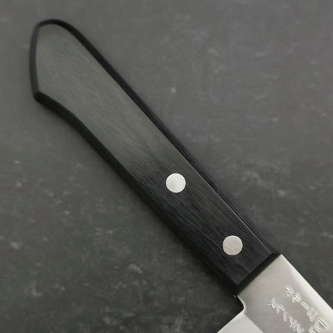 Gyuto VG-1 Polished Western Black Handle 180mm (Tsuba-nashi)-[Musashi]-[Japanese-Kitchen-Knives]