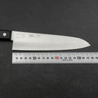 Gyuto VG-1 Polished Western Black Handle 180mm (Tsuba-nashi)-[Musashi]-[Japanese-Kitchen-Knives]