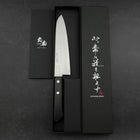 Gyuto VG-1 Polished Western Black Handle 180mm (Tsuba-nashi)-[Musashi]-[Japanese-Kitchen-Knives]