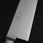Gyuto VG-1 Polished Western Black Handle 210mm (8.3”)-[Musashi]-[Japanese-Kitchen-Knives]
