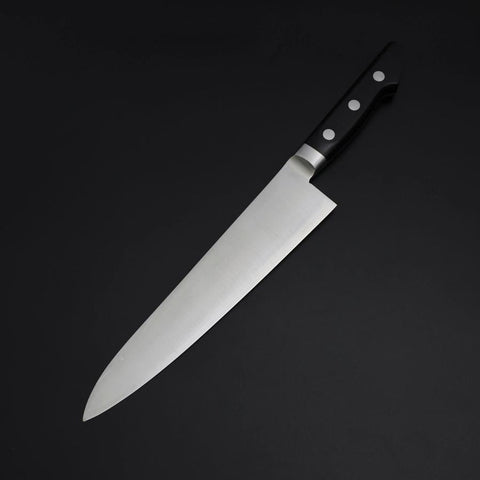 Gyuto VG-1 Polished Western Black Handle 210mm-[Musashi]-[Japanese-Kitchen-Knives]