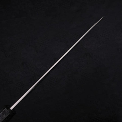 Gyuto VG-10 Damascus Black Ishime Urushi Handle 210mm-[Musashi]-[Japanese-Kitchen-Knives]