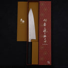 Gyuto VG-10 Damascus Black Ishime Urushi Handle 210mm-[Musashi]-[Japanese-Kitchen-Knives]
