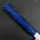 Gyuto VG-10 Damascus Blue Birch Handle 210mm (8.3”)-[Musashi]-[Japanese-Kitchen-Knives]