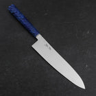 Gyuto VG-10 Damascus Blue Birch Handle 210mm (8.3”)-[Musashi]-[Japanese-Kitchen-Knives]