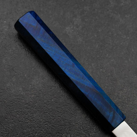 Gyuto VG-10 Damascus Blue Birch Handle 240mm (9.4”)-[Musashi]-[Japanese-Kitchen-Knives]
