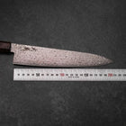 Gyuto VG-10 Damascus Brown Birch Handle 210mm (8.3”)-[Musashi]-[Japanese-Kitchen-Knives]