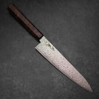 Gyuto VG-10 Damascus Brown Birch Handle 210mm (8.3”)-[Musashi]-[Japanese-Kitchen-Knives]