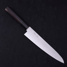 Gyuto VG-10 Damascus Buffalo Ebony Handle 210mm-[Musashi]-[Japanese-Kitchen-Knives]
