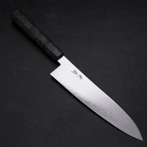 Gyuto VG-10 Damascus Gray Birch Handle 210mm (8.3”)-[Musashi]-[Japanese-Kitchen-Knives]