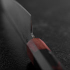 Gyuto VG-10 Damascus Shitan Ebony Handle 180mm (7”)-[Musashi]-[Japanese-Kitchen-Knives]