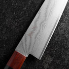 Gyuto VG-10 Damascus Shitan Ebony Handle 210mm (8.3”)-[Musashi]-[Japanese-Kitchen-Knives]