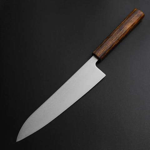 Gyuto VG-10 Damascus Sumi Urushi Handle 210mm (8.3”)-[Musashi]-[Japanese-Kitchen-Knives]