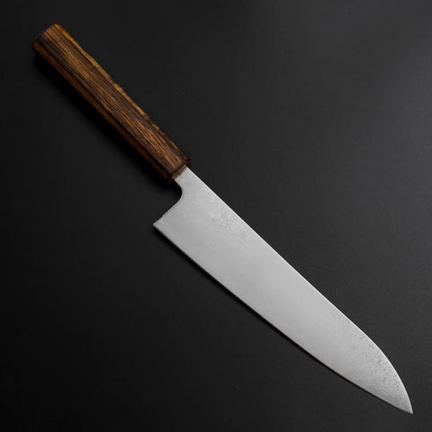 Gyuto VG-10 Damascus Sumi Urushi Handle 210mm (8.3”)-[Musashi]-[Japanese-Kitchen-Knives]