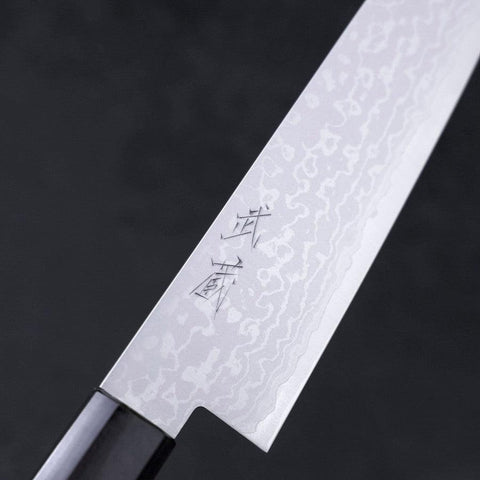 Gyuto VG-10 Damascus Walnut Handle 180mm-[Musashi]-[Japanese-Kitchen-Knives]