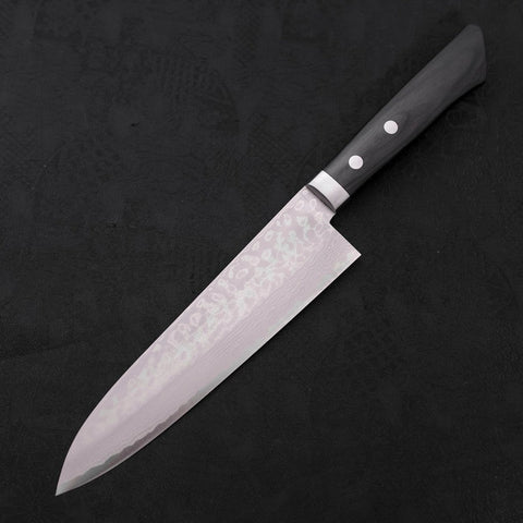 Gyuto VG-10 Damascus Western Black Handle 180mm-[Musashi]-[Japanese-Kitchen-Knives]