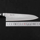 Gyuto VG-10 Damascus Western Black Handle 180mm-[Musashi]-[Japanese-Kitchen-Knives]