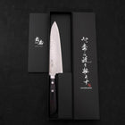 Gyuto VG-10 Damascus Western Black Handle 180mm-[Musashi]-[Japanese-Kitchen-Knives]