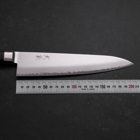 Gyuto VG-10 Damascus Western Black Handle 210mm-[Musashi]-[Japanese-Kitchen-Knives]