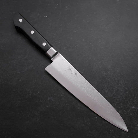 Gyuto VG-10 Damascus Western Black Handle 210mm-[Musashi]-[Japanese-Kitchen-Knives]