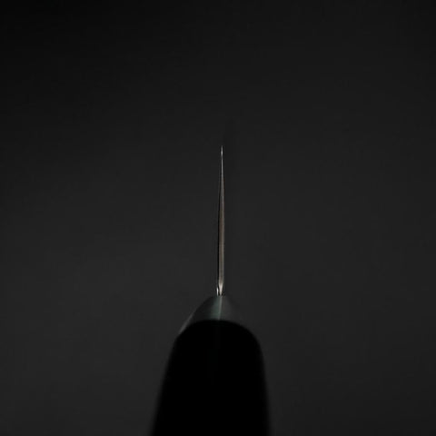 Gyuto VG-10 Damascus Western Black Round Handle 235mm (9.3”)-[Musashi]-[Japanese-Kitchen-Knives]