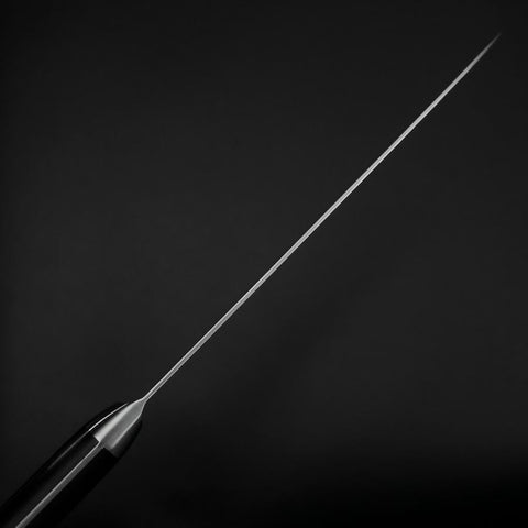 Gyuto VG-10 Damascus Western Black Round Handle 235mm (9.3”)-[Musashi]-[Japanese-Kitchen-Knives]