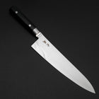 Gyuto VG-10 Damascus Western Black Round Handle 235mm (9.3”)-[Musashi]-[Japanese-Kitchen-Knives]