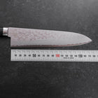 Gyuto VG-10 Damascus Western Dark Handle 180mm-[Musashi]-[Japanese-Kitchen-Knives]