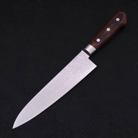 Gyuto VG-10 Damascus Western Handle 180mm-[Musashi]-[Japanese-Kitchen-Knives]