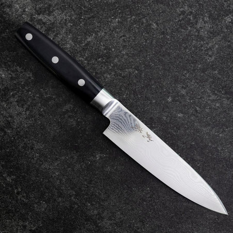 Gyuto VG-10 Damascus Western Round Handle 150mm (5.9”)-[Musashi]-[Japanese-Kitchen-Knives]