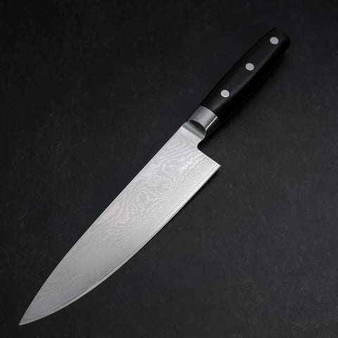 Gyuto VG-10 Damascus Western Round Handle 200mm-[Musashi]-[Japanese-Kitchen-Knives]