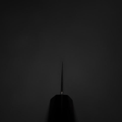 Gyuto VG-10 Damascus Yamanaka Black Urushi Handle 210mm (8.3”)-[Musashi]-[Japanese-Kitchen-Knives]