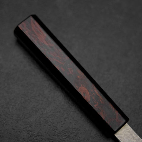 Gyuto VG-10 Damascus Yamanaka Black Urushi Handle 210mm (8.3”)-[Musashi]-[Japanese-Kitchen-Knives]