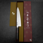 Gyuto VG-10 Damascus Yamanaka Black Urushi Handle 210mm (8.3”)-[Musashi]-[Japanese-Kitchen-Knives]