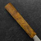 Gyuto VG-10 Damascus Yellow-Brown Birch Handle 210mm (8.3”)-[Musashi]-[Japanese-Kitchen-Knives]
