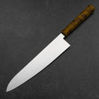 Gyuto VG-10 Damascus Yellow-Brown Birch Handle 240mm-[Musashi]-[Japanese-Kitchen-Knives]