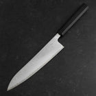 Gyuto VG-10 Nickel Damascus Buffalo Ebony Handle 210mm-[Musashi]-[Japanese-Kitchen-Knives]