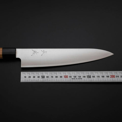Gyuto VG-10 Polished Cherry Handle 210mm (8.3”)-[Musashi]-[Japanese-Kitchen-Knives]