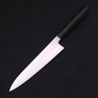 Gyuto VG-10 Polished Double Buffalo Ebony Handle 210mm-[Musashi]-[Japanese-Kitchen-Knives]